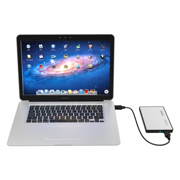 ORICO 2.5" USB3.0 External HDD Enclosure - Silver - Image 3