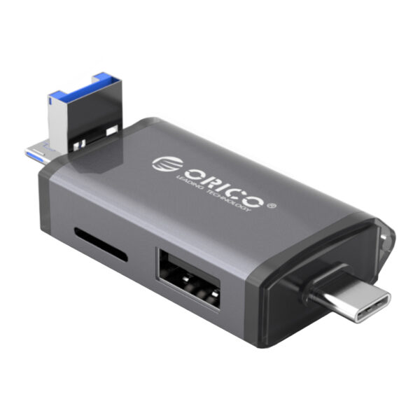ORICO USB3.0 6-in-1 Card Reader – Grey - Image 4
