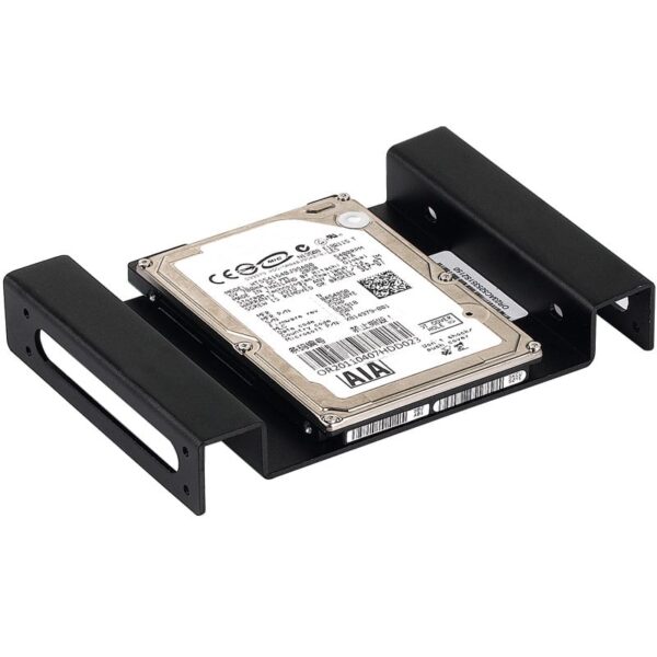 ORICO 5.25" to 2.5" and 3.5" HDD Bracket Aluminium - Black - Image 2