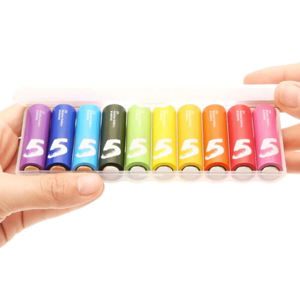 Xiaomi AA Rainbow Batteries (10 Pack) - Image 2