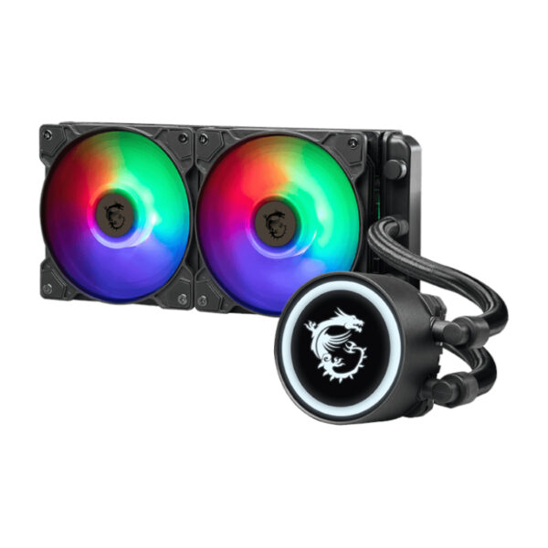 MSI MAG CoreLiquidB240mm ARGB Liquid CPU Cooler - Image 3