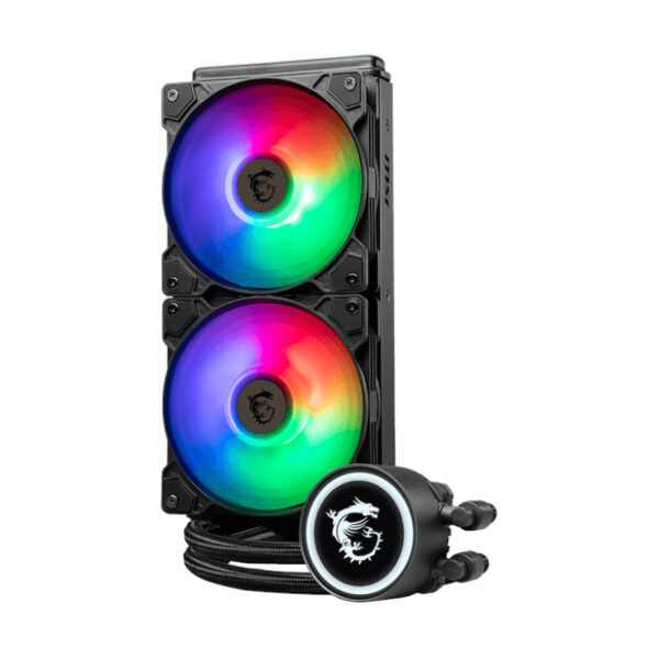 MSI MAG CoreLiquidB240mm ARGB Liquid CPU Cooler - Image 4
