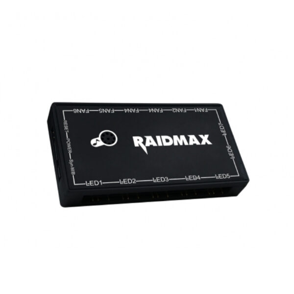 Raidmax NV-IT120FWR3 120mm 3Pin ARGB 3Pack Case Fan - White - Image 4