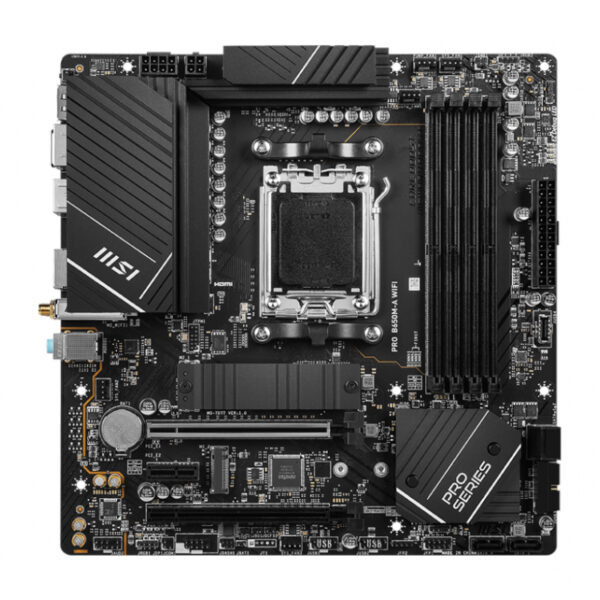 MSI PRO B650M AMD AM5 mATX Gaming Motherboard - Image 2