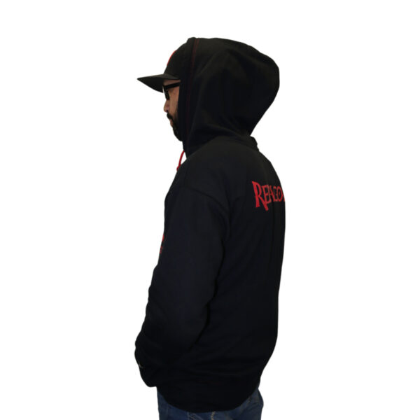 REDRAGON HOODIE WITH FRONT and BACK LOGO - BLACK - LARGE - Image 4