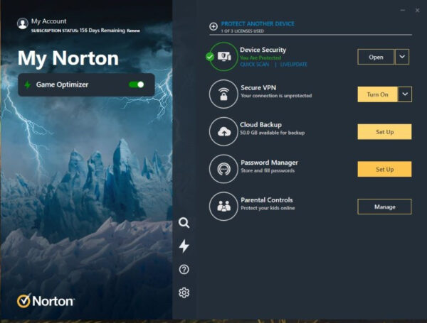 Norton 360 for Gamers (3 Device/Up to 50GB) - Image 2