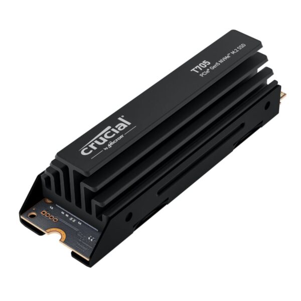 Crucial T705 1TB M.2 NVMe Gen5 with Heatsink NAND SSD - Image 3