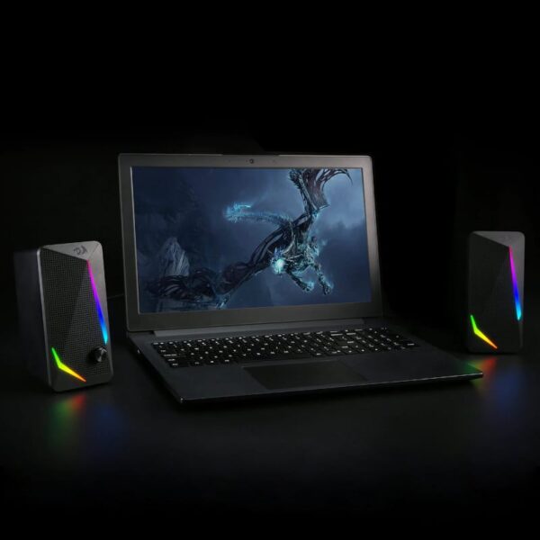 REDRAGON 2.0 Satellite Speakers WALTZ - Black - Image 7