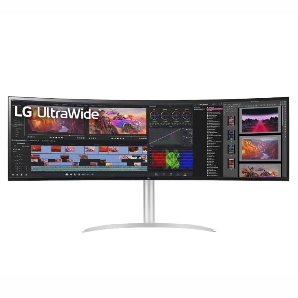 LG UltraWide 49" Dual-QHD IPS Curved Monitor 144Hz with USB-C incl Speakers