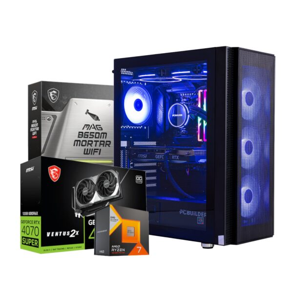 PCBuilder Ryzen 7 7700X TACTICIAN Windows 11 Gaming PC - Image 2