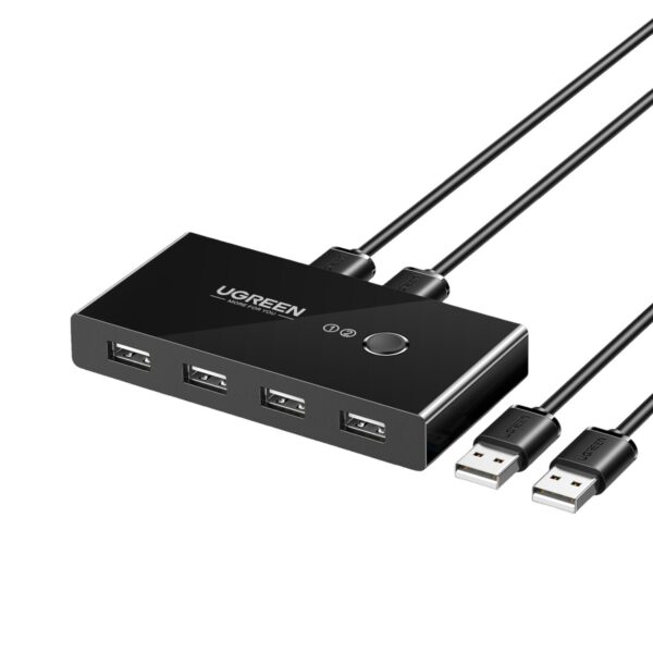 UGREEN USB 3.0 4-Port Switch Box, with 1.5m USB Cables - Image 2