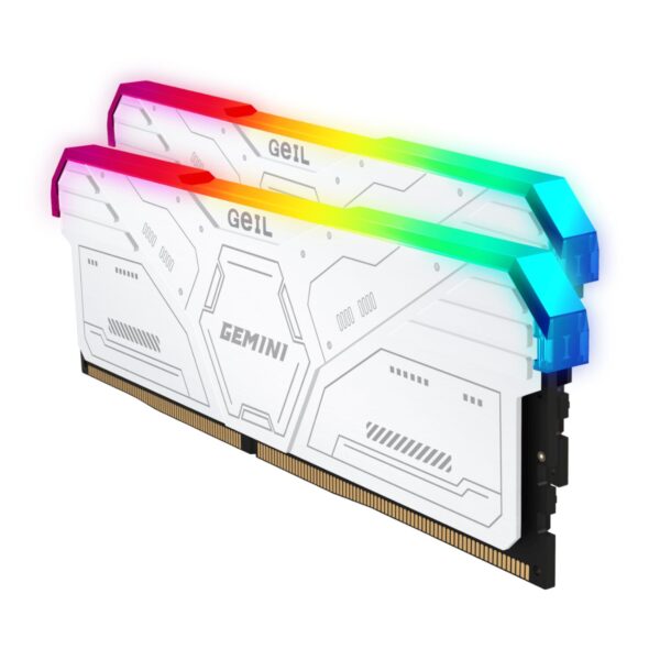 Geil Gemini RGB 64GB KIT(2X32GB) 6000MHz DDR5 Desktop Gaming Memory - Grey - Image 2