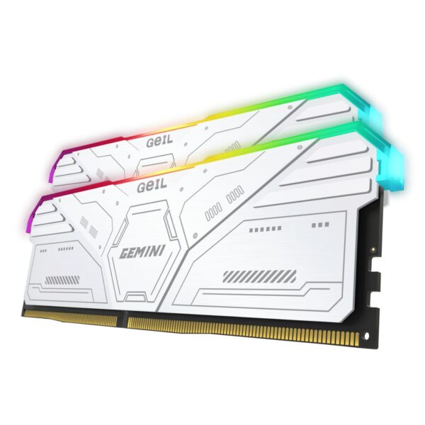 Geil Gemini RGB 64GB KIT(2X32GB) 6000MHz DDR5 Desktop Gaming Memory - Grey - Image 3