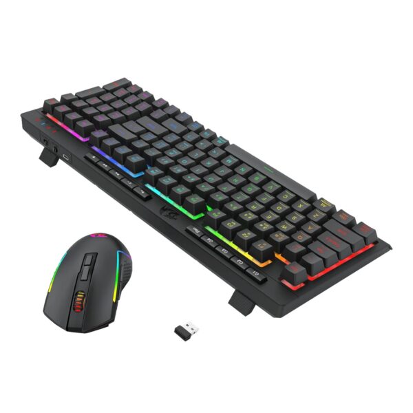 Redragon RYLO PRO S142 Tri-Mode RGB Gaming Keyboard and Mouse Combo - Image 5