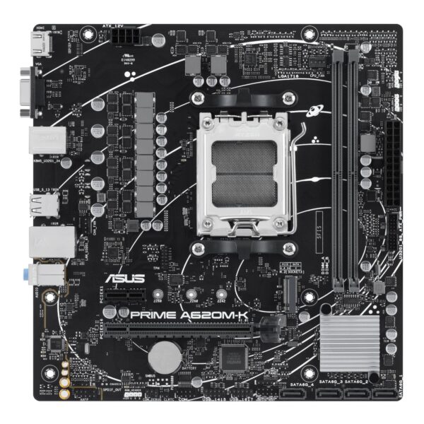 ASUS Prime A620M-K AM5 DDR5 M-ATX Motherboard - Image 2