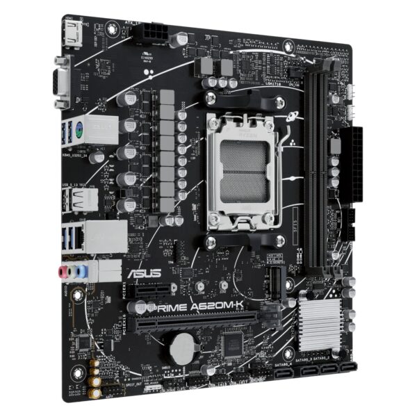 ASUS Prime A620M-K AM5 DDR5 M-ATX Motherboard - Image 3