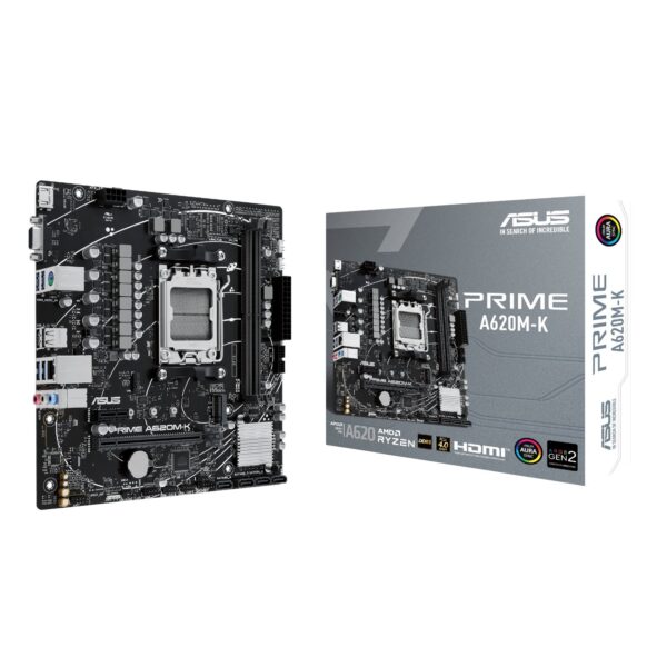 ASUS Prime A620M-K AM5 DDR5 M-ATX Motherboard
