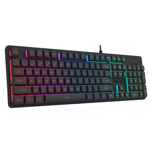 Redragon K521 RGB NETHERBANE 104-Key Membrane Gaming Keyboard - Image 4