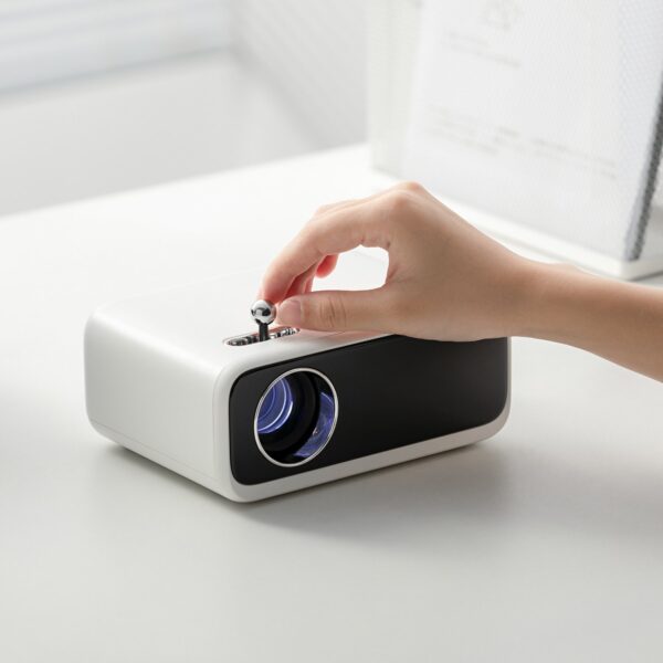 WANBO MINI PRO 720p 250ANSI Android 9.0 Smart Projector - White - Image 5