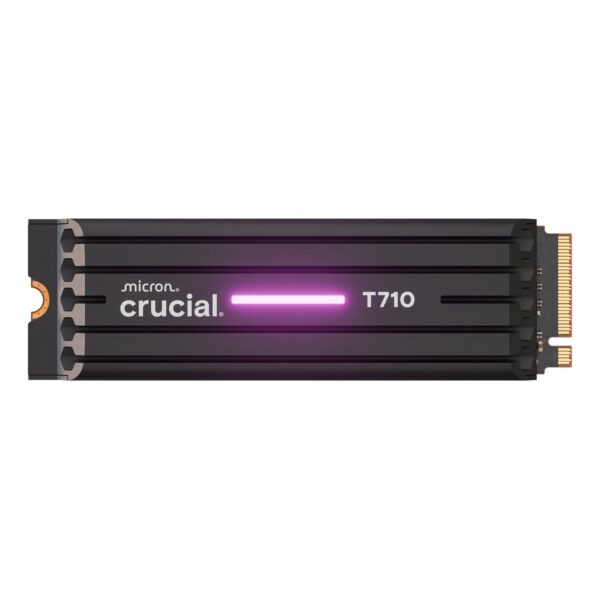 Crucial T710 2TB M.2 NVMe Gen5 NAND SSD with Heatsink