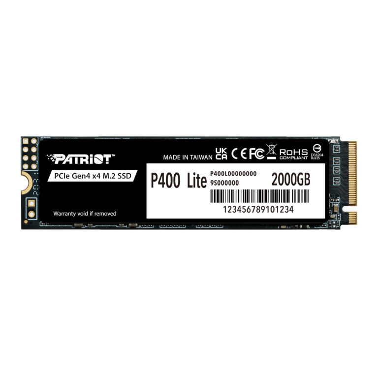 Patriot P400 Lite 2TB M.2 PCIe Gen 4 x4 NVMe SSD