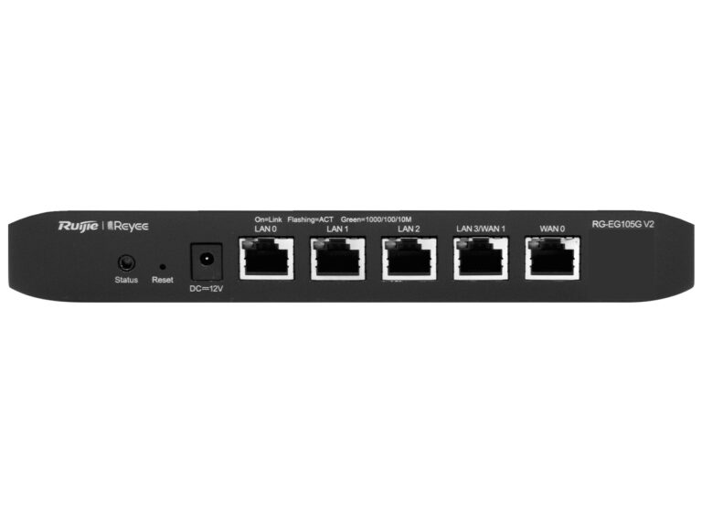 Reyee 5 Port Gigabit 2 WAN 100 User Cloud Router | RG-EG105G