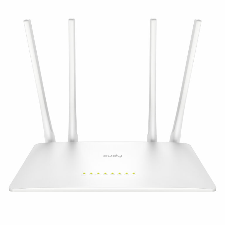 Cudy WR300S 300Mbps 5-Port Wi-Fi 4 Router – White