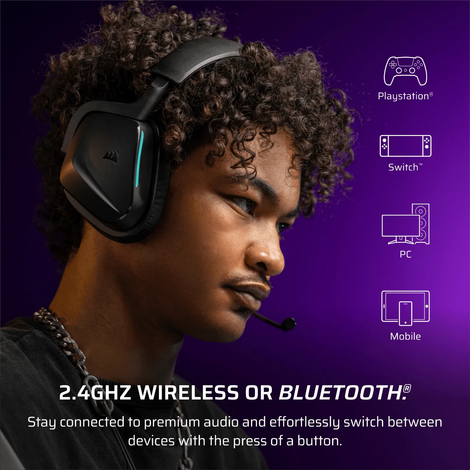 CORSAIR VOID WIRELESS v2 Gaming Headset - Carbon - Image 12