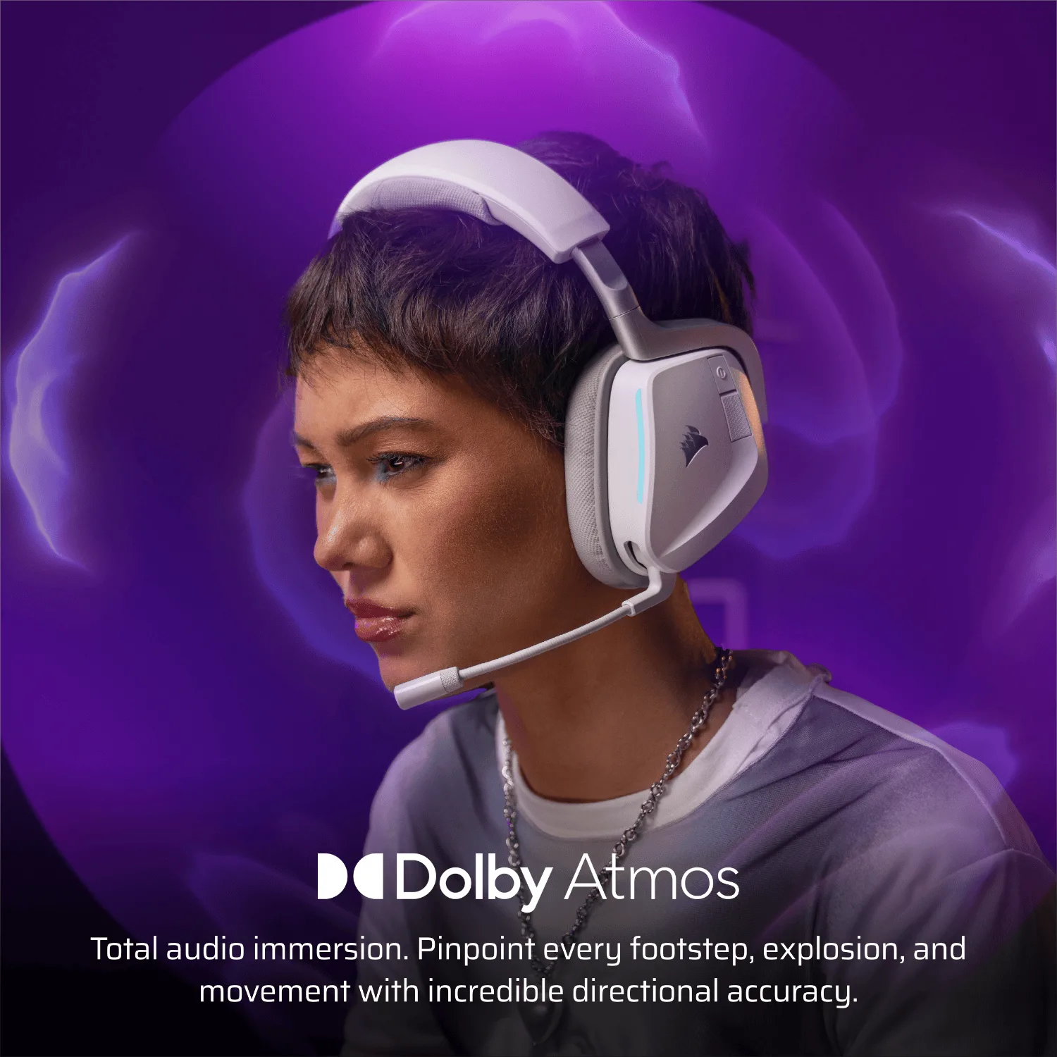 CORSAIR VOID v2 WIRELESS Gaming Headset - White - Image 6
