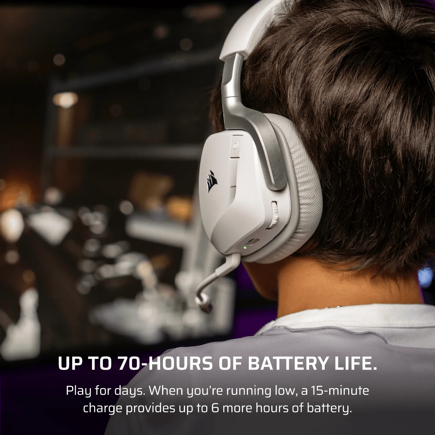 CORSAIR VOID v2 WIRELESS Gaming Headset - White - Image 9