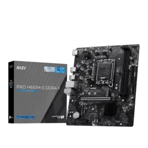 MSI PRO H610M-S DDR4 II LGA1700 M-ATX Motherboard