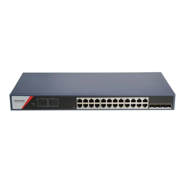 Hikvision 24 Port Gigabit Smart PoE Switch 2 Gigabit Fiber Ports